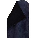 A-Express Destekli Kadife Kumaş - Yumuşak Tek Yönlü Esnek Peluş Kadife Malzeme - 142 cm Genişlik The Yard - Araba, Giyim, Giyim, El Sanatları için 300 GSM Döşemelik Kumaş - 1/2 Yard 56" x 18" Lacivert