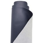 A-Express Suni Deri Kumaş - Yumuşak PU Suni Deri - 137 cm Genişliğinde The Yard Vinil Deri Malzeme - Araba için Döşemelik Kumaş, Kendin Yap El İşi Suni Deri Levhalar - 1/2 Yard 54" x 18" Lacivert