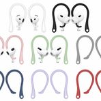 A-Focus AirPods 4 3 2 1 için 8 Çift Kulak Kancası, Kaymaz, Ergonomik Tasarım, Klipsli Ergonomik Tasarım Spor Aksesuarları AirPods Pro 2. 1. Siyah Beyaz Pembe Mor Kırmızı Yeşil Gri Mavi