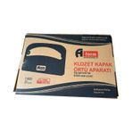 A Form Klozet Kapak Örtüsü Dispenseri Aparatı - 40X5x29 Cm. - Beyaz - Plastik - Duvara Monte