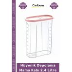 A Kalite Plastik Taze Besin Saklama Hava Geçirmez Kapaklı Hijyenik Depolama Mama Kabı 2.4 Litre