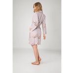 A.lila Dantelli Bambo Cotton Bayan Bornozu