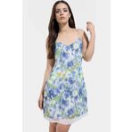 A line Şifon Mini Elbise Desenli Polyester Yazlık Günlük Modern Stil Rahat Kullanım Ve Şık