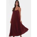 A line Tül Maxi Elbise Örme Kumaş Halter Yaka Yırtmaçlı Rahat Kesim Mükemmel Uyum Trend Tasarım