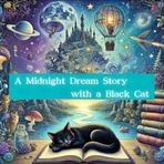 A Midnight Dream Story with a Black Cat: A Fantasy & Healing Journey That Deepens with Every Stroke (Japanese-style relaxation for adults, Band 6)