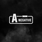 A - Negatif Kan Grubu Araba Motorsiklet Etiket Sticker 14cm Beyaz Renk
