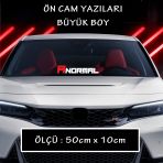 A Normal - Oto On Arka Cam Yazisi