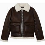 A.p.c Tommy Kestane Rengi Lüks Suni Koyun Postu Ceket - Kahve - 2XL