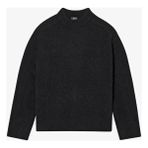 A.p.c Tyler Jumper Yumuşak Oversize Alpaka-Merinos Erkek Kazak - Siyah - 2XL