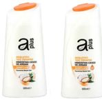 A Plus 2x600 ml Yıpranmış Saçlar Hindistan Cevizi ve Argan Şampuanı