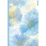 A seamless pattern of light blue and yellow gerbera daisies: Work Notebook, Funny Office Gift for Women, Coworker, Boss, Secret Santa Gag Gift (Blank Lined Journal)