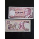 A Serisi 7.emisyon 100 (Yüz) Türk Lirası Eski Koleksiyon Kâğıt Para. Para Koleksiyon.