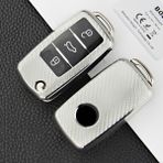 A-Şerit Volkswagen Için Tpu Araba Anahtar Kılıfı Kapak Koruyucu Aksesuarlar Passat Golf Jetta Bora Polo Sagitar Tiguan Için (Yurt Dışından) - araba anahtarı kapağı