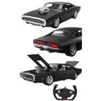 A-T AYZE-TRENDY DODGE SİYAH 1970 DODGE CHARGER R/T SESLİ VE IŞIKLI UZAKTAN KUMANDALI NOSTALJİ EFSANE ARABA