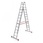 A Tipi Çift Sürgülü Alüminyum Merdiven 4,40 Metre ( Atcsm.02)