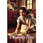 A Woman's Place - Scrubbing Floors: 108 Page Lined Journal, Notebook, Gag Gift For Couples, Wedding Gifts For Funny Relationships, Traditional Roles, 1950's