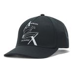A | X ARMANI EXCHANGE Erkek Kartal Logolu Şapka, Siyah, Tek Beden, Siyah, Tek Beden