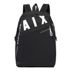 A | X ARMANI EXCHANGE Erkek Kontrast Balta Sırt Çantası, Nero-Siyah, Tek Beden, Nero - Siyah, One Size, Kontrast Balta Sırt Çantası