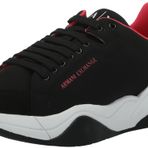 A | X ARMANI EXCHANGE Kadın Sneaker, Siyah+karpuz, 9.5