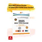 A Yayınları 2025 MSÜ Çıkmış Sorular-Tıpkı Basım-Bire Bir ÖSYM-23 Şubat 2025 Tarihli Sınav