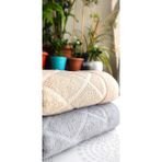 A.Z.H. ( 2'li Set ) Ihraç Fazlası Spor Desenli Çeyizlik 30X50 Cm. Mutfak Havlu Seti Yeni Trend - Bej - Gri - 30 x 50 cm