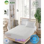 A.Z.H. Luvia Kapitoneli Fitted Sıvı Geçirmez Alez Full Kenarlı Yatak Koruyucu - 180 x 200 cm - Beyaz
