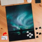 A0730 Kuzey Işıkları Manzara Doğa 240 Parça Puzzle Yapboz Tablo