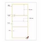 A1 Etiket Termal Barkod - 70x100 Termal Barkod Etiketi 10 Rulo 3.500 adet
