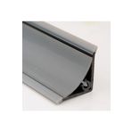 A1 Süpürgelik Pvc Profil İç Bükey Hıgh Gloss Gri