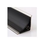 A1 Süpürgelik Pvc Profil Iç Bükey High Gloss Siyah