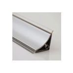 A1 Süpürgelik Pvc Profil Iç Bükey Kaplamalı Metalik Gri