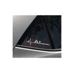 A1 Yan Cam Sticker Oto Kapı 20 Cm X 7 Cm Hologram c5