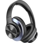 A10 Bluetooth Kulak Üstü Kulaklık, Hibrit Aktif Gürültü Önleme Özellikli Kablosuz Kulaklık, Hi-Res Ses, Derin Bas, Seyahat Için Mikrofon, Ev, Ofis Için (Siyah)