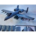 A10 Warthog Uçak Maket Kiti Kurulabilir Jet Uçağı Oyuncak Seti Koleksiyon Ve Hobi Model