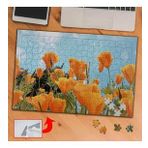 A1191 Sarı Laleler Bitki Bahar 240 Parça Puzzle Yapboz Tablo