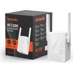 A18 Kablosuz Wifi Tekrarlayıcı, Dual Band Hızı AC1200 1200MBPS, Wifi Genişletici ve Erişim Noktası, Lan Portu, Hızlı Ethernet Portu, Çift Antenler, Beyaz