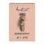 A3 Eskiz Defteri, 90 g/m² İnce Grenli Kağıt, 40 Yaprak Spiralli Sketchbook, Kurşun Kalem, Kömür ve Pastel Çizimler İçin Uygun, Kolay Silinebilir, Perforeli Sayfalar, Profesyonel ve Öğrenci Kullanımı İ