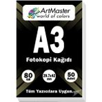A3 Fotokopi Kağıdı 50 Adet 80 gr 29,7X42 cm Artmaster A3 Boy Fotokopi Kağıdı Yazıcı Kağıdı 50 Li - A3 - 50 Adet
