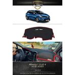 A3D TORPİDO KORUMA Renault CLİO-4 (2012-2020) Ön Örtüsü Göğüs Panel Torpido Koruma Koruyucu Kılıfı Halısı