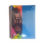 A4 Boy 7+3 Ayracli Defter Dersane Defteri (7 Kareli 3 Cizgili)250 Yaprak 10 Bolumlu Udep