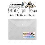 A4 Çıtçıtlı Dosya Şeffaf Renkli Zarf Dosya 1 Adet Çıt Çıtlı Dosya Su Geçirmez 100 Yaprak Kapasite