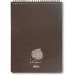 A4 Çizgisiz 80 Yaprak Karton Kapak Telli Defter 70 gr Krem Renk Kağıt Linden Kahve Tek Ebat Büyük Boy Spiralli Çizgisiz Konsept Defterler Karton A4 80 Yaprak