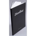 A4 Eskiz Defteri Sert Kapak Ciltli 120 Gr. 50 Yaprak (100 Sayfa) 21 X29,7 cm Sketchbook - Siyah - A4 (21 X 29,7 cm)