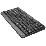 A4 Fk11 Q Türkçe Usb Fn-Multimedya Mini Siyah/Gri Klavye