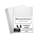 A4 Fotokopi Kağıdı 200'LÜ Paket 80 gr - Beyaz