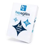A4 Fotokopi Kağıdı 80 G/m² 500 Yaprak 1. Hamur 1 Paket