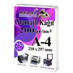 A4 Gramajlı Fotokopi Kağıdı 250 Adet 200 Gr Sertifika Kağıdı Kalın Kağıt Baskı Tüm Yazıcılara Uyumlu 21X29.7cm Ofis Büro