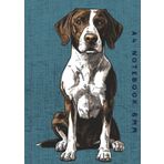 A4 Notebook 6mm: Pointer Dog Lined Exercise Book