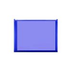 A4 Şeffaf Fermuarlı Dosya Mavi 1 Adet Pvc Fermuarlı Evrak Dosyası 24X34cm Çıtçıtlı Belge Evrak Dosyası Ofis Büro Okul