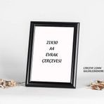 A4 Siyah Çerçeve
